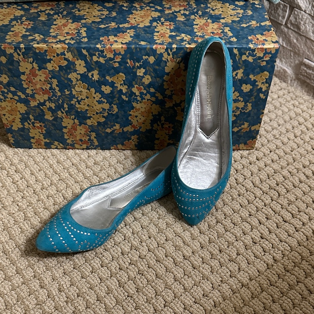 Elegant Teal Women's Flats